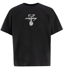 C.P. Company T-shirt - Sort m. Hvid