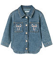 Name It DenimJakke - NmfDevi - Medium Blue Denim/Bow