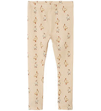 Lil' Atelier leggins - Rib - NmfGavo - Sand Dollar/Duck