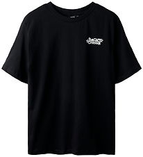 LMTD T-Shirt - NlmStreet - Black/White Print