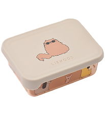 Liewood Snackbox - Ako - Cats and Dogs/Sandy