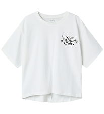 Name It T-shirt - NkfLione - Bright White m. Print