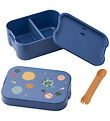 Liewood Lunchbox w. Cutlery - Kamil - Universe/Classic Navy