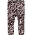 Name it Leggings - NbfLeoana - Burnished Lilac m. Leopardprint