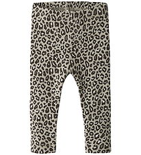 Name it Leggings - NbfLeoana - Peyote m. Leopardprint