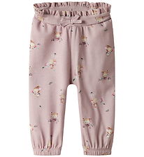 Name it Bukser - NbfLatia - Burnished Lilac m. Print