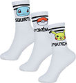 Name It Strømper - 3-Pak - Pokemon - NkmMilton - Bright White