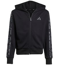 adidas Performance Cardigan - Sort m. Logo