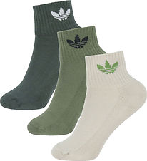 adidas Originals Ankelstrømper - 3-pak - Medrkh/Wonbei/Legar