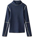 Molo Bluse - Rib - Rennie - Galaxy Blue