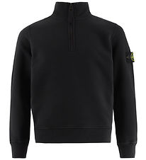 Stone Island Sweatshirt m. Lynlås - Sort