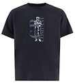 C.P. Company T-shirt - Total Eclipse Blue m. Print