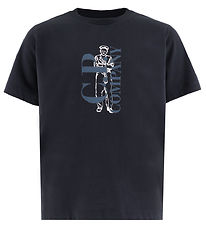 C.P. Company T-shirt - Total Eclipse Blue m. Print
