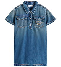 Tommy Hilfiger Denimkjole - Island Blue