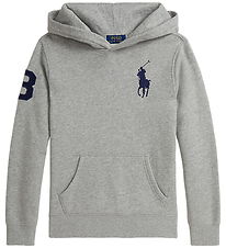 Polo Ralph Lauren Hættetrøje - Andover Heather m. Navy