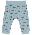 Name It Trousers - Waffle Fabric - NbmLactor - Dusty Blue