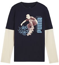 Puma Bluse - MID90s - New Navy m. Skater