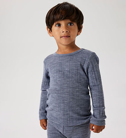 Name It Bluse – Wolle – Rib – Noos – NmmWang – Folkstone Grey