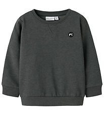 Name It Sweatshirt - Noos - NmmVimo - Mørkegråmeleret