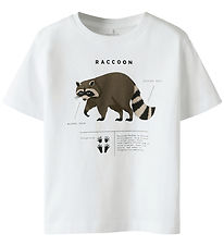 Name it T-shirt - NmmKester - Bright White m. Print