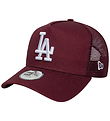 New Era Kasket - Trucker - Mørkerød