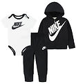 Nike Set - Cardigan/Jogginghosen/Body k/ä - Schwarz