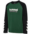 Hummel Bluse - hmlJr Logo - Mørkegrøn