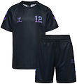 Hummel Tracksuit - HmlShimmer - Black/Cayenne