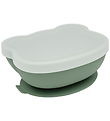 We Might Be Tiny Bowl w. Suction Cup - Silicone - Sage