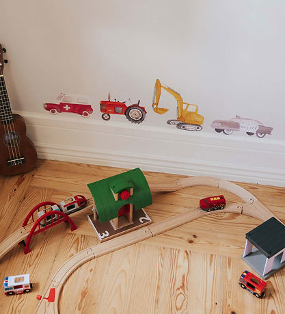 Thats Mine Wallstickers - Heroes on wheels - Multi