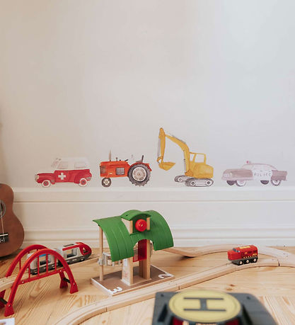 Thats Mine Wallstickers - Heroes on wheels - Multi