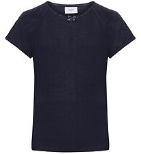 Grunt T-shirt - GRPujol - Navy m. Hulmønster