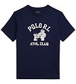 Polo Ralph Lauren T-shirt - Refined Navy m. Hvid
