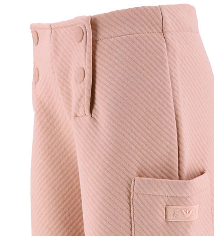 Emporio Armani Bukser - Rib - Mahogany Rose