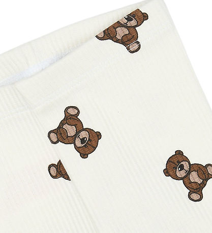 The New Siblings Leggings - Rib - TnsbPaulo - Cloud Dancer w. Ba