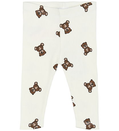 The New Siblings Leggings - Rib - TnsbPaulo - Cloud Dancer w. Ba