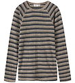 Name It Bluse - Rib - Uld - NkmWang - Satellite/Ombre Blue