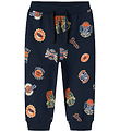 Name It Sweatpants - NmmLeland - Navy Blazer m. Print