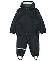 Mikk-Line Regntøj m. Seler - PU - Dark Navy