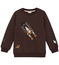 Minymo Sweatshirt - Bracken m. Rumraket
