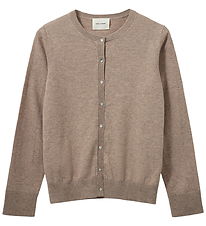 Sofie Schnoor Cardigan - Strik - Uld - Cissesy - Brown Melange