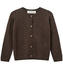 Sofie Schnoor Cardigan - Strik - Uld - Cisse - Brown Fudge