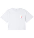 Stella McCartney Kids T-shirt - Hvid m. Læber