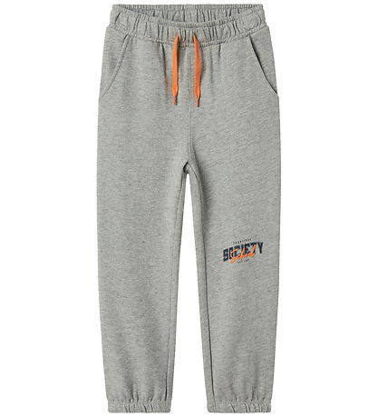 Name It Sweatpants - NkmLucas - Grå Meleret