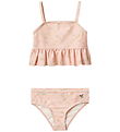 Wheat Bikini - UV40+ - Lark - Powder Checked Flowers