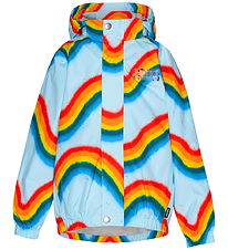 Molo Regnjakke - PE - Waiton - Rainbow Waves