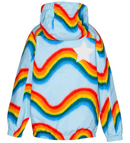 Molo Regnjakke - PE - Waiton - Rainbow Waves