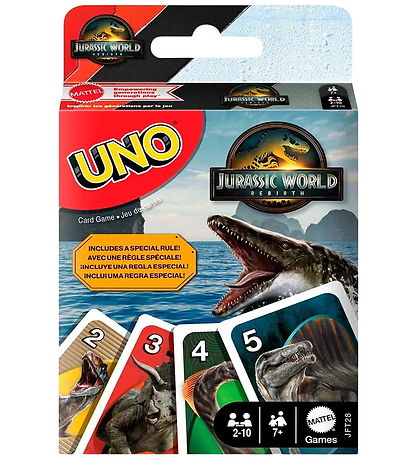 UNO Kortspil - Jurassic World Rebirth