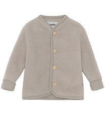 Molo Cardigan - Uldfleece - Umber - Moon Sand