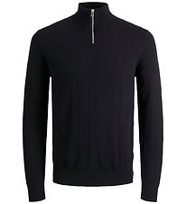 Jack & Jones Bluse - Strik - Noos - JjeEmil - Sort